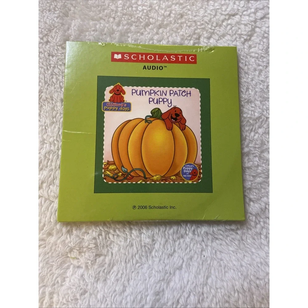 Pumpkin Patch Puppy Audio CD 2006 Scholastic NIP Clifford Big Red Dog‎ Halloween